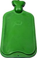 SMART CARE Classic Hot Water Bottle Made of Premium Rubber, Ideal for Quick Pain Relief and Comfort Effective Hot Pain Relief Therapy During Arthritis/Stiff Necks/Backs/Menstrual Pain/Cramps (Green)