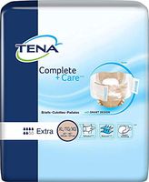 Tena Brief Complete + Care Tab Closure Extra Large Disposable Moderate Absorbency Case of 72