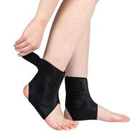 Plantar Fasciitis Heel Pain Support Brace Tourmaline Adjustable Ankle Sleeves Free Eyeglass Pouch (1 Pair)