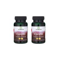 Swanson CoQ10 Heart Health Cardiovascular Brain Energy Antioxidant Support Coenzyme Q10 Supplement 100 mg 100 Capsules (2 Pack)