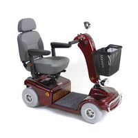 Sunrunner 4 Wheel Scooter Color: Burgundy, Wheels: Solid