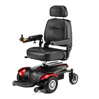 Merits Health Products - Vision CF - Front Wheel Drive Power Chair Electric Wheelchair - 18"W x 16"D - Red