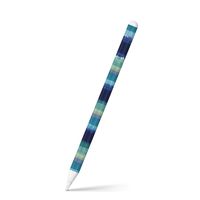 igsticker Ultra Thin Protective Body Stickers Skins Universal Decal Cover for Apple Pencil 2nd Generation (Apple Pencil Not Included) 012200 Border　Green　Aqua