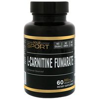 California Gold Nutrition, L-Carnitine Fumarate, Alfasigma Sourced, Amino Acid, 885 mg, 60 Veggie Capsules, Milk-Free, Egg-Free, Fish-Free, Gluten-Free, Peanut Free, Treenut Free, Shellfish Free, CGN