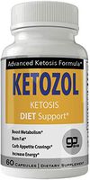 Ketozol Weight Loss Pills Natural BHB Ketogenic Capsules New True Slim 800 MG GO BHB Salts Formula