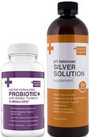 Structured Silver Solution and Turmeric Probiotic - 15 Billion CFU | Digestive System