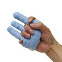 YQJ Finger Separator Anti-Decubitus Care pad, Hand Contracture orthosis, Elderly Hand Movement Finger Rehabilitation/Bed Patient, Suitable for Right Hand/Left Hand, 1PCS
