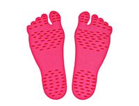 EDTara Women Men's Beach Stealth Shoes Adhesive Foot Pads Sticker Stick On Soles Flexible Feet Protection