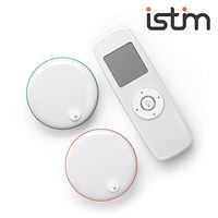iStim S2 Wireless TENS EMS Combo Device with Wireless Remote Control+ Rechargeable -Electrical Muscle Stimulator Pain Relief and Pain Management(Including Snap Electrodes Pads)