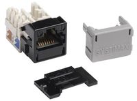 MGS400-003 - Systimax GigaSPEEDÂ XL MGS400 Series Category 6 U/UTP Information Outlet, Black