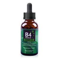 Immune Support Hemp Oil - 100% Organic – Peppermint Flavor Aids in Allergy Relief- Better Digestion - Sleep - Cardio Health, Anxiety, Stress - 250mg by B4theBud