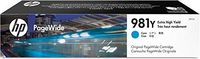HP 981Y Extra High Yield Cyan Original PageWide Cartridge (L0R13A)