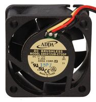 Adda AD0412UB-C72GP(P) Fan with Ball Bearing, 12 VDC, 10.6 CFM, 3"-12" Leads Locked Rotor, 40 mm L x 40 mm W x 20 mm H