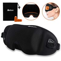 Sleep Mask for Women & Men, 3D Comfort Ultra Soft Premium Eye Mask for Sleeping, Block Out Light 100% Eye Shade Cover, Unique Ventilation Hole Design Travel/Naps/Yoga/Plane/Night