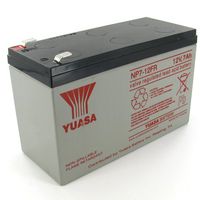 Yuasa NP7-12FR 12V/7Ah Sealed Lead Acid Battery with F1 Terminal