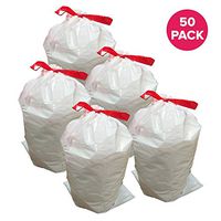 Think Crucial Durable Garbage Bags Fit Simplehuman« Size R, 10L / 2.6 Gallon (50)