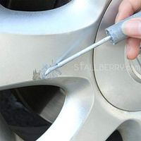 Sdoveb Car Wheel Scratch Repair Pen - Car Tyre Tire Pen Marker - Car Remover Scratch Repair Paint Pen for All Automotive (Silver)