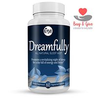 DREAMFULLY Natural Sleep Aid - Melatonin, Magnesium, Chamomile & Valerian Herbal Blend to Support a Calm & Relaxed Night - 60 Vegetarian Capsules