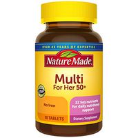 Nature Made Women's Multivitamin 50+ Tablets with Vitamin D, 90 Count (Packaging May Vary)