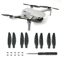 NXDA 4/8 Pcs Propellers for DJI Mavic Mini Replacement Low Noise and Quick-Release Blades Fit for Mavic Mini Drone Replacement Accessories (Black 8pcs)