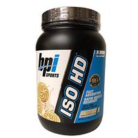 BPI Sports ISO HD Whey Protein Isolate, 1.6 pound (Vanilla Cookie)