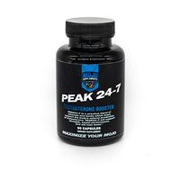 Peak 24-7 - Natural Testosterone Booster - Increase Strength, Stamina, Endurance, Lean Muscle, and Libido - Promote Fat Loss - Estrogen Blocker - Increase Male Performance - Guaranteed Results - 90ct