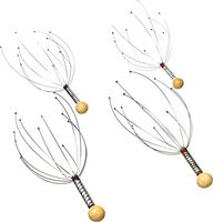 Scalp Massager,Hand Held Scalp Head & Neck Massager(Colors May Vary) (Packet of 8, Model-2)
