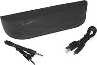 Nutek BT-2102M-1/Black Portable Bluetooth Speaker handsfree w/ MIC rechargeable li-ion battery table-top mini speaker boombox USB/BT/FM/AUX/2 colors