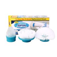 Scrub Brush,Rucan Electric Turbo Scrub Household Cleaning Extra Brushes Set Accessories