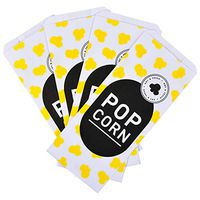 Popcorn Bags - Bright Design - (Pack of 100) 1 oz. Paper Popcorn Bags, 2" Height, 3.5" Width, 8" Length