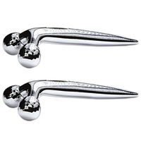 Beauticom (Quantity: 2 Pieces) Handy Manual Facial Beauty Care Massager, 3D Face Massager Roller Anti-Aging Reducing Wrinkle Face Lifting