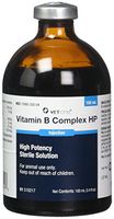 Vet One Vitamin B Complex High Potency for Cattle Swine & Sheep - Supplemental Source of Vitamin B - 100ml