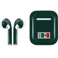 Skinit Decal Audio Skin for Apple AirPods with Lightning Charging Case - Officially Licensed Skinit Originally Designed Mexico Soccer Flag Design