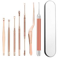 Ear Wax Removal Ear Pick Cleaner Stainless Steel Ear Cleaning Tool Set High Quality for Women & Men