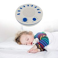 HXMSXROMID White Noise Machine Sleep Aid Device 9 Soothing Natural Sounds Therapy for Baby, Adults, Insomnia, Sleeping Trouble, Seniors, Shift Workers etc. USB or AA Battery with Timer