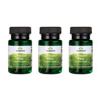 Swanson L. Reuteri Probiotic Plus with L. Rhamnosus L. Acidophilus & FOS Prebiotic Digestive Support 7 Billion CFU 30 Veggie Capsules (3 Pack)