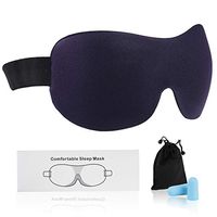 Fasoar Sleep Mask for Woman and Man, Upgraded Contoured 3D Eye Mask Eye Cover, Comfortable Sleeping Mask No Pressure On Your Eyeballs, Create Total Darkness (Dark Purple)