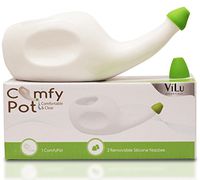 Winter Sale: ComfyPot | Ergonomic Ceramic Neti Pot Sinus Rinse | Natural Pressure, Congestion & Infection Treatment