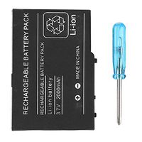 Zopsc Rechargeable Polymer Battery Replacement High Capacity 2000mAh 3.7V Li-ion Battery Rechargeable Battery + Screwdriver for NDSL Controller