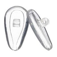 GMS Optical Soft Silicone Air Bag Nose Pads for Eyeglasses (13mm Screw-in, 4 Pair)