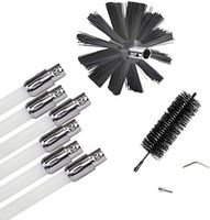 Dryer Vent Cleaner Kit with 10 Extension Rob 20ft Connect with Power Drill