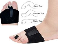 Hammer Toe Straighterner Corrector,Osteotomy Strap with Metatarsal Brace Included Metatarsal Pad for Mallet Toe, Claw Toe Straighten with Two Toe Loops