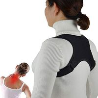 Clavicle Brace- Chest Support Belt for Shoulder, Neck and Upper Back Pain Relief- Men and Women's Back Brace Posture Corrector