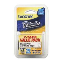 1/2"" Black on White