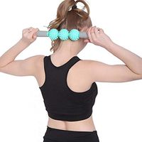ARTSTORE Three Rotating Spiky Muscle Roller Stick,Trigger Point Body Massage for Relax Body Fat Myofascial Release Acupressure Therapy