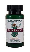 Vitanica - Iron Extra, Enhanced Iron Absorption, Vegan, 60 Capsules