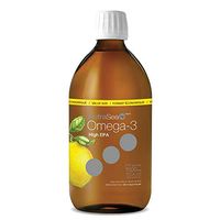 NutraSea Omega 3 Supplement, GMO Free, Lemon, 500 mL Liquid