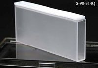 UNICO S-90-314Q Spectrophotometer Cuvette with Stopper, 100 mm Path Length, 170 to 2500 Nm Wavelength Range, 48 mm Height, 3 Ml Capacity, Quartz, Rectangular Shape