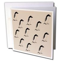 3dRose Greeting Cards, Pint of Penguins, 6 x 6 Inches, Pack of 12 (gc_212103_2)