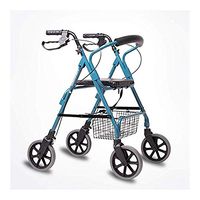 JJZXPJ Folding Walker Rollator，Drive Walker Adjustable Height Rolling Walker Walkers for Seniors with Seat Front Wheel Walker for Adult, Senior, Elderly & Handicap